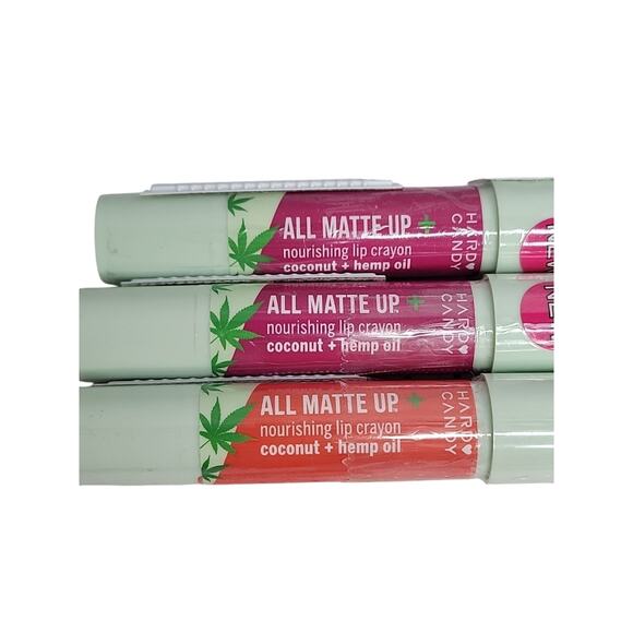 Hard Candy All Matte Up Coconut + Hemp Oil Bundle Lot X3 New Sealed Orchid Show - Picture 4 of 5